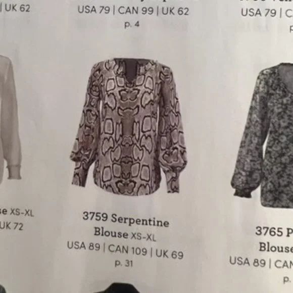 Cabi Medium Serpentine Blouse - Picture 2 of 5